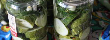 маринованные резанные огурцы на зиму. Шаг 6