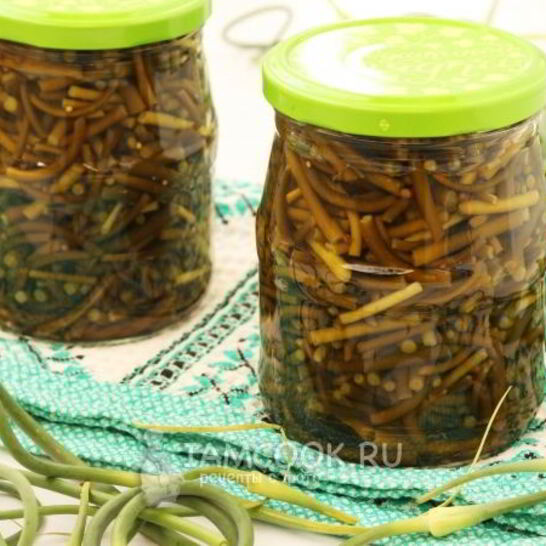 Рецепт маринованные стрелки чеснока на зиму без стерилизации