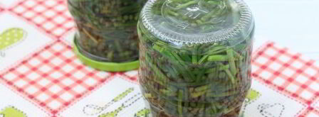 маринованные стрелки чеснока на зиму без стерилизации. Шаг 8