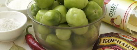 маринованные зеленые помидоры пальчики оближешь. Шаг 2