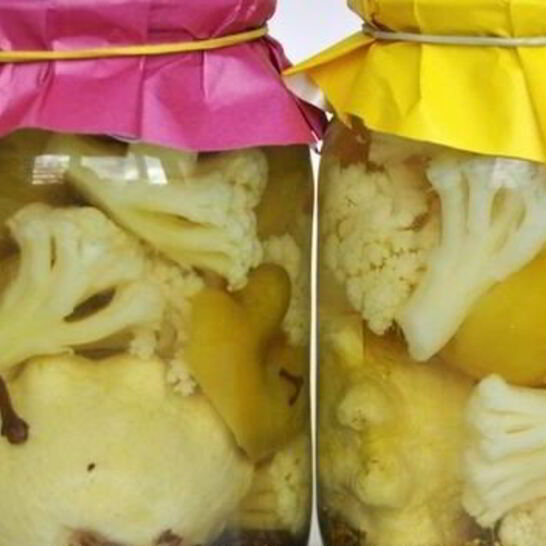 Рецепт маринованые патиссоны с капустой