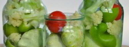 маринованые патиссоны с капустой. Шаг 2