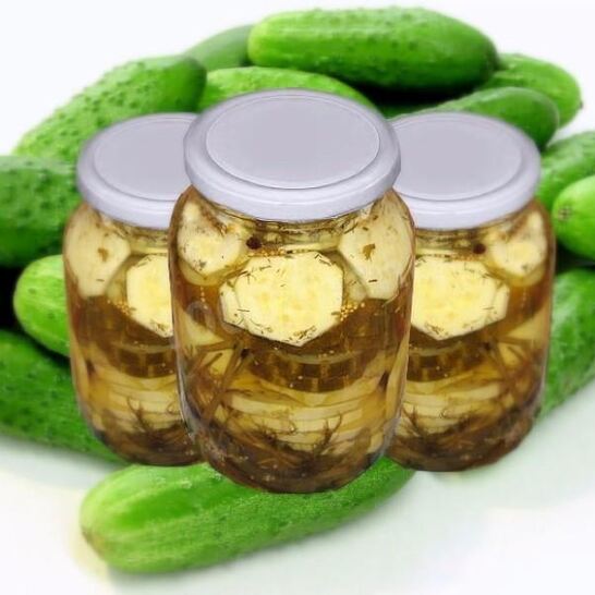 Рецепт огурцы маринованные с кабачками на зиму