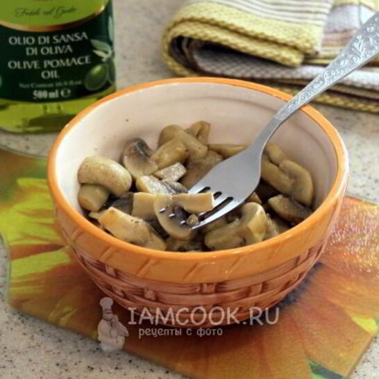 Рецепт шампиньоны, маринованные в лимонном соке и коньяке