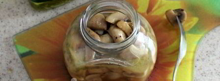 шампиньоны, маринованные в лимонном соке и коньяке. Шаг 7