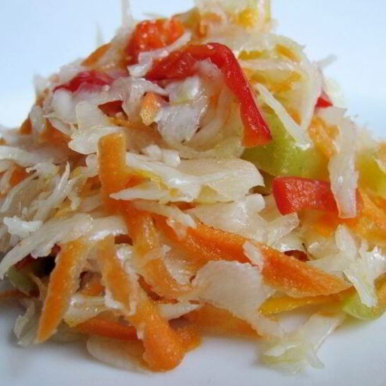 Рецепт вкусная маринованная капуста хрустящая