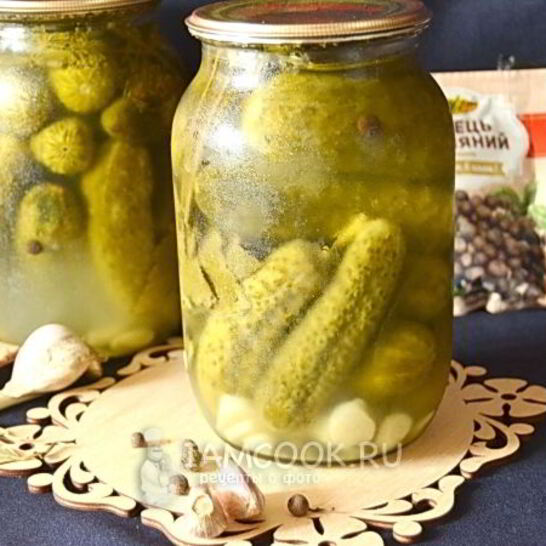 Рецепт огурцы на зиму в литровых банках