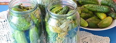 огурцы на зиму в литровых банках. Шаг 5