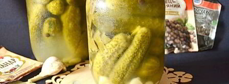 огурцы на зиму в литровых банках. Шаг 10