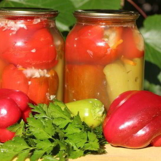 Рецепт перец, фаршированный капустой