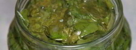 щавель на зиму в банках. Шаг 5