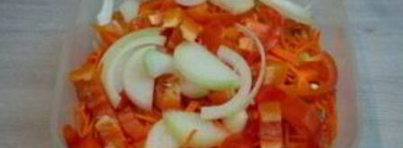 синенькие с морковкой квашеные. Шаг 4