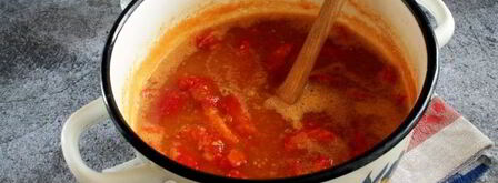 сладкий перец в помидорах без масла на зиму. Шаг 12