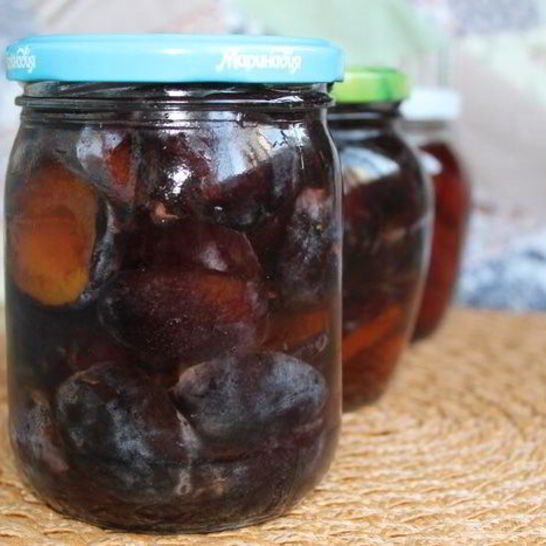 Рецепт сливы без термической обработки на зиму