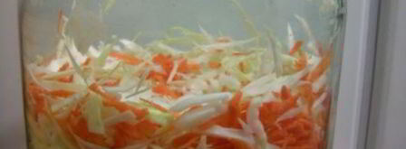 малосольная капуста с морковью. Шаг 3