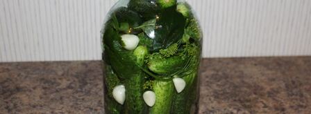 малосольные огурчики горячим способом. Шаг 2