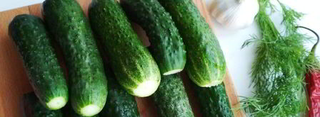 малосольные огурчики и кабачки. Шаг 2