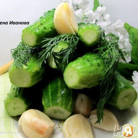Рецепт малосольные огурчики в минеральной воде