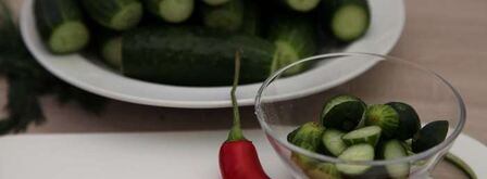 малосольные огурцы на минеральной воде. Шаг 4