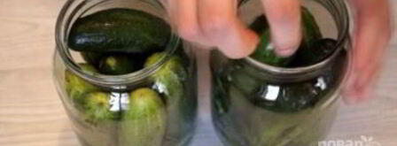 малосольные огурцы в банке. Шаг 2