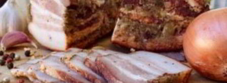 сало в луковой шелухе. Шаг 5