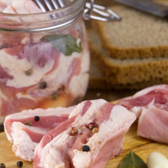 Рецепт сало в рассоле