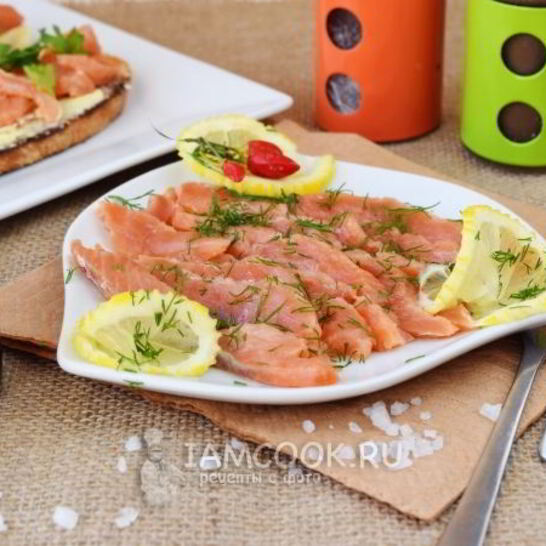 Рецепт семга слабосоленая