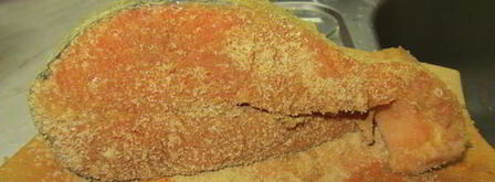 слабосоленая форель. Шаг 5