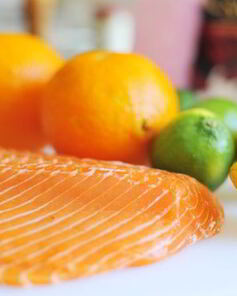 Слабосоленая семга