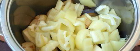 соте из овощей на зиму. Шаг 2