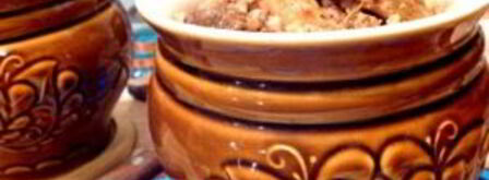 сушеные грибы в горшочках. Шаг 4