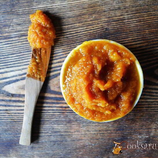 Рецепт тыквенно-яблочное пюре на зиму