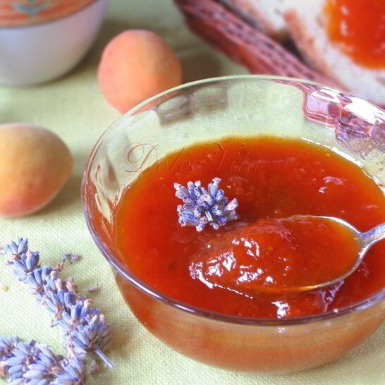 Рецепт абрикосовый конфитюр с ароматом лимона и лаванды