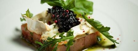 арбуз с козьим сыром и луковым вареньем. Шаг 7