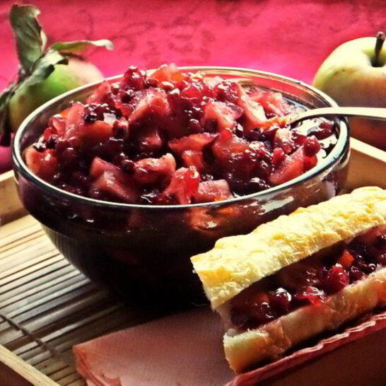 Рецепт бруснично-яблочное варенье с морковью