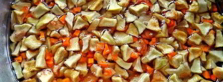 бруснично-яблочное варенье с морковью. Шаг 6