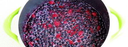 чернично-малиновое варенье. Шаг 5