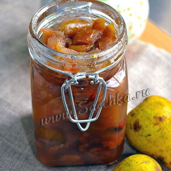 Рецепт грушевое варенье