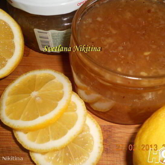 Рецепт лимонный конфитюр
