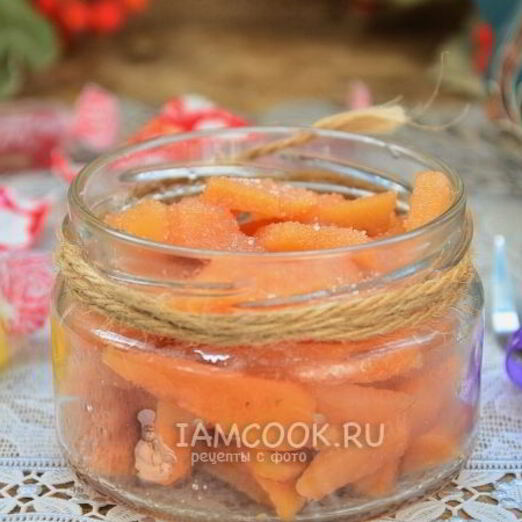 Цукаты из айвы