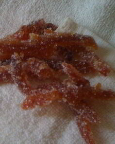 Цукаты из апельсиновых корочек