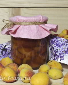 Варенье из абрикосов половинками