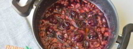 варенье из черешни с грецкими орехами. Шаг 5