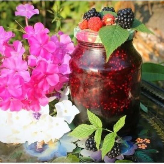 Рецепт варенье из еживики с малиной