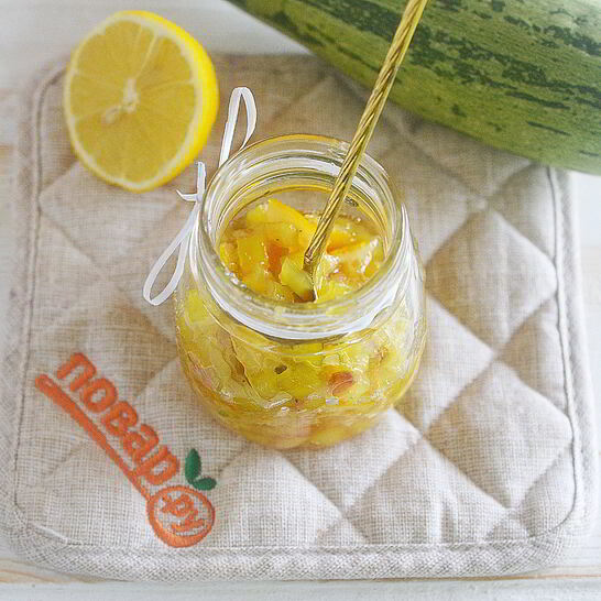 Рецепт варенье из кабачков с лимоном