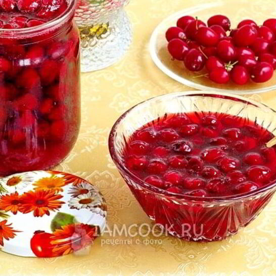Рецепт варенье из кизила с косточками