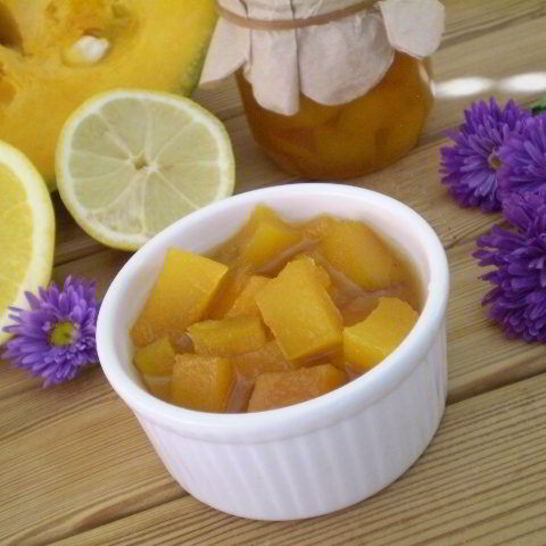 Рецепт варенье из тыквы с имбирем и лимоном