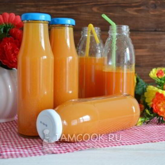 Рецепт яблочно-морковный сок на зиму через соковыжималку
