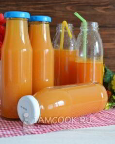 Яблочно-морковный сок на зиму через соковыжималку