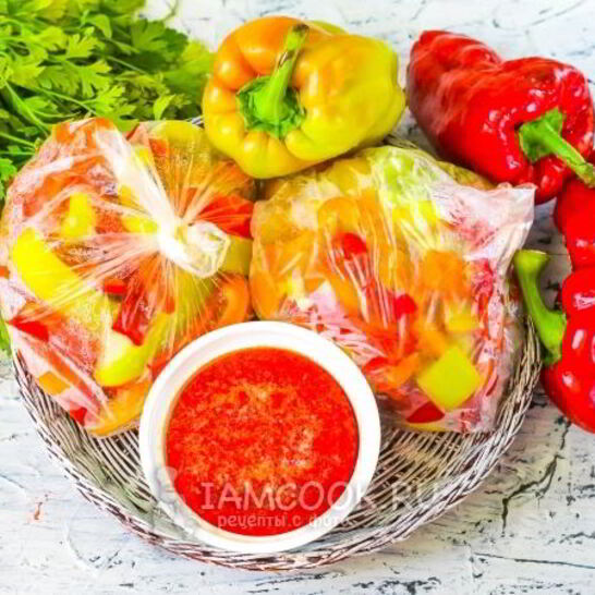 Рецепт замороженный перец на зиму